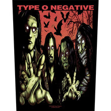 Load image into Gallery viewer, Type O Negative Patch Cut-Off Denim Battle Jacket Vest October Rust Bloody Kisses 10 Patch Edition