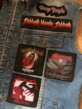 Load image into Gallery viewer, Your Personal Patch Collection/Selection Cut-Off Denim Battle Jacket Vest Heavy Metal Thrash Death Doom