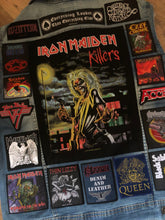 Load image into Gallery viewer, Your Personal Patch Collection/Selection Cut-Off Denim Battle Jacket Vest Heavy Metal Thrash Death Doom