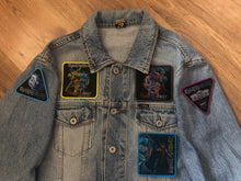Load image into Gallery viewer, (Very) Limited Edition Iron Maiden Future Past World Tour 2024 Patch Cut-Off Denim Battle Jacket Vest