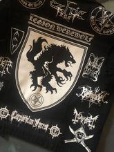 Load image into Gallery viewer, Black Metal Battle Jacket Cut-Off Denim Vest True Scandinavian XXL Superstrip Patch