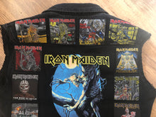 Load image into Gallery viewer, Fully Laden Iron Maiden: Trooper Edition Fear Of The Dark Patch Denim Cut-Off Battle Jacket