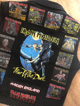 Load image into Gallery viewer, Fully Laden Iron Maiden: Trooper Edition Fear Of The Dark Patch Denim Cut-Off Battle Jacket