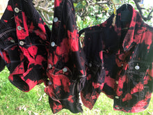 Load image into Gallery viewer, Carcass Goregrind Rocker Patch Battle Jacket Surgical Steel Blood Splatter Edition Cut-Off Denim