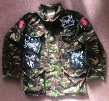 Load image into Gallery viewer, True Mayhem Army Camouflage Woodland DPM Jacket De Mysteriis Dom Sathanas Euronymous Dead