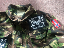 Load image into Gallery viewer, True Mayhem Army Camouflage Woodland DPM Jacket De Mysteriis Dom Sathanas Euronymous Dead