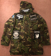 Load image into Gallery viewer, Shining Army Camouflage Woodland DPM Jacket Deathsquadron Halmstad Submit To Self Destructuion