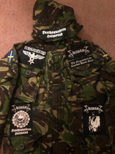 Load image into Gallery viewer, Shining Army Camouflage Woodland DPM Jacket Deathsquadron Halmstad Submit To Self Destructuion