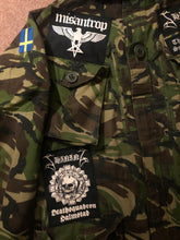 Load image into Gallery viewer, Shining Army Camouflage Woodland DPM Jacket Deathsquadron Halmstad Submit To Self Destructuion
