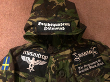 Load image into Gallery viewer, Shining Army Camouflage Woodland DPM Jacket Deathsquadron Halmstad Submit To Self Destructuion