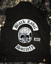 Load image into Gallery viewer, Black Label Society Doom Crew Rocker Patch Set Battle Jacket Cut-Off Denim BLS GIFD