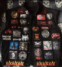 Load image into Gallery viewer, Your Personal Patch Collection/Selection Cut-Off Denim Battle Jacket Vest Heavy Metal