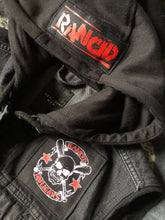 Load image into Gallery viewer, Rancid Punx Hooligans Punk Rock Denim Cut-Off Hooded Battle Jacket