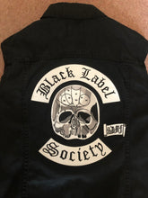 Load image into Gallery viewer, Black Label Society Doom Crew Rocker Patch Set Battle Jacket Cut-Off Denim BLS GIFD