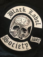 Load image into Gallery viewer, Black Label Society Doom Crew Rocker Patch Set Battle Jacket Cut-Off Denim BLS GIFD