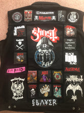 Load image into Gallery viewer, Your Personal Patch Collection/Selection Cut-Off Denim Battle Jacket Vest Heavy Metal