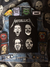 Load image into Gallery viewer, Metallica Fully Loaded Patch Vest Denim Cut-Off Thrash Metal Battle Jacket