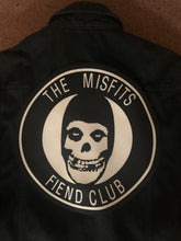 Load image into Gallery viewer, Misfits Fiend Club Black Denim Horror Business Punk Jacket Crimson Ghost Skull