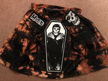 Load image into Gallery viewer, Misfits Fire Bleach Horror Business Denim Punk Cut-Off Crimson Ghost Fiend Club