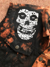 Load image into Gallery viewer, Misfits Fire Bleach Horror Business Denim Punk Cut-Off Crimson Ghost Fiend Club