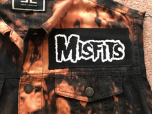 Load image into Gallery viewer, Misfits Fire Bleach Horror Business Denim Punk Cut-Off Crimson Ghost Fiend Club