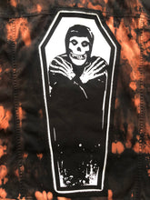 Load image into Gallery viewer, Misfits Fire Bleach Horror Business Denim Punk Cut-Off Crimson Ghost Fiend Club
