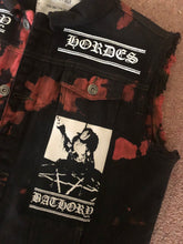 Load image into Gallery viewer, Bathory Hordes Rocker Patch Battle Jacket Blood Fire Death Edition Cut-Off Denim Black Metal