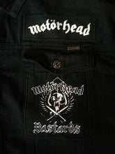 Load image into Gallery viewer, Motörhead Road Crew Denim Vest Cut-Off Battle Jacket Born To Lose Live To Win Ace Of Spades
