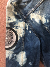 Load image into Gallery viewer, Nirvana Blue 'n' Bleach Denim Patch Jacket Vestibule Circles Hell Come As You Are