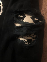 Load image into Gallery viewer, Misfits Fiend Club Distressed Slashed Denim Jacket Crimson Ghost Horror Punk