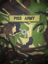 Load image into Gallery viewer, Ministry Piss Army Camouflage Woodland DPM Jacket Filth Pig Industrial Metal