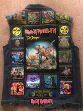 Load image into Gallery viewer, Fully Laden Iron Maiden: Trooper Edition Patch Denim Cut-Off Battle Jacket