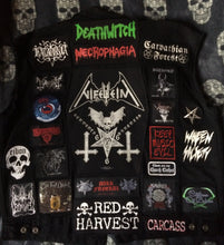 Load image into Gallery viewer, Your Personal Patch Collection/Selection Cut-Off Denim Battle Jacket Vest Heavy Metal