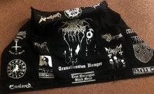 Load image into Gallery viewer, Black Metal Battle Jacket Cut-Off Denim Vest Darkthrone Bathory Marduk Mayhem Venom
