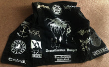 Load image into Gallery viewer, Black Metal Battle Jacket Cut-Off Denim Vest Darkthrone Bathory Marduk Mayhem Venom