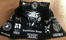Load image into Gallery viewer, Black Metal Battle Jacket Cut-Off Denim Vest Darkthrone Bathory Marduk Mayhem Venom