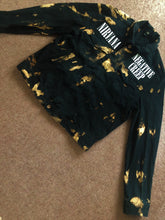 Load image into Gallery viewer, Nirvana Black 'n' Bleach Negative Creep Denim Patch Jacket Vestibule Circles Hell Scoff