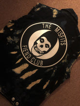Load image into Gallery viewer, Misfits Tie-Bleach Horror Business Denim Punk Cut-Off Crimson Ghost Fiend Club