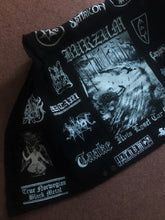Load image into Gallery viewer, True Scandinavian Black Metal Battle Jacket Cut-Off Denim Vest Burzum Mayhem Darkthrone Taake