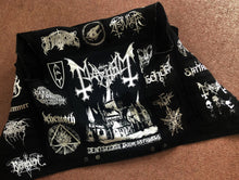 Load image into Gallery viewer, Black Metal Battle Jacket Cut-Off Denim Vest Mayhem De Mysteriis Dom Sathanas