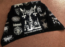 Load image into Gallery viewer, Black Metal Battle Jacket Cut-Off Denim Vest Mayhem De Mysteriis Dom Sathanas