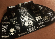 Load image into Gallery viewer, Black Metal Battle Jacket Cut-Off Denim Vest Darkthrone Baphomet True Norwegian