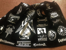 Load image into Gallery viewer, Black Metal Battle Jacket Cut-Off Denim Vest Darkthrone Baphomet True Norwegian