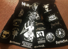 Load image into Gallery viewer, Black Metal Battle Jacket Cut-Off Denim Vest Darkthrone Baphomet True Norwegian