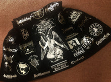 Load image into Gallery viewer, Black Metal Battle Jacket Cut-Off Denim Vest Darkthrone Baphomet True Norwegian