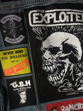 Load image into Gallery viewer, Your Personal Punk Rock Patch Collection/Selection Cut-Off Denim Battle Jacket Vest