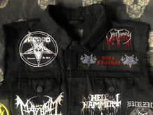 Load image into Gallery viewer, Your Personal Metal Patch Collection/Selection Cut-Off Denim Battle Jacket Vest
