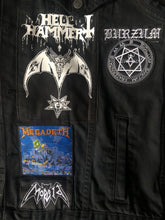 Load image into Gallery viewer, Your Personal Metal Patch Collection/Selection Cut-Off Denim Battle Jacket Vest