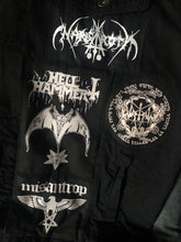 Load image into Gallery viewer, Black Metal Battle Jacket Cut-Off Denim Vest Satanic Warmaster Legion Werewolf