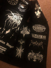 Load image into Gallery viewer, Black Metal Battle Jacket Cut-Off Denim Vest Darkthrone Transilvanian Hunger